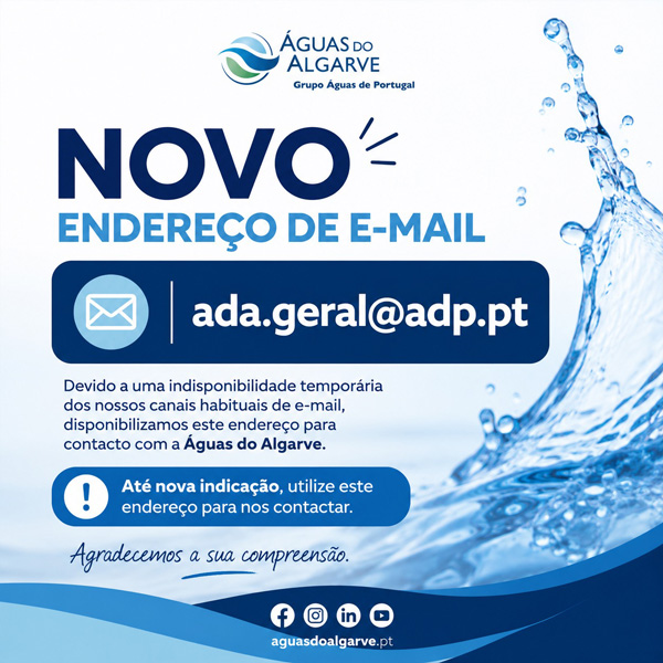 Aviso Águas do Algarve