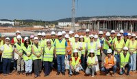 Visita à obra da Estação Dessalinizadora de Água do Mar do Alga