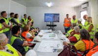 Visita à obra da Estação Dessalinizadora de Água do Mar do Alga